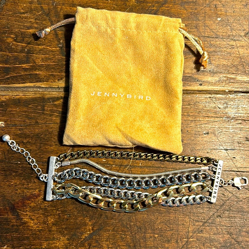 Beautiful multi metal bracelet